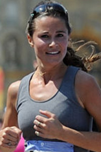 Pippa Middleton going for a jog